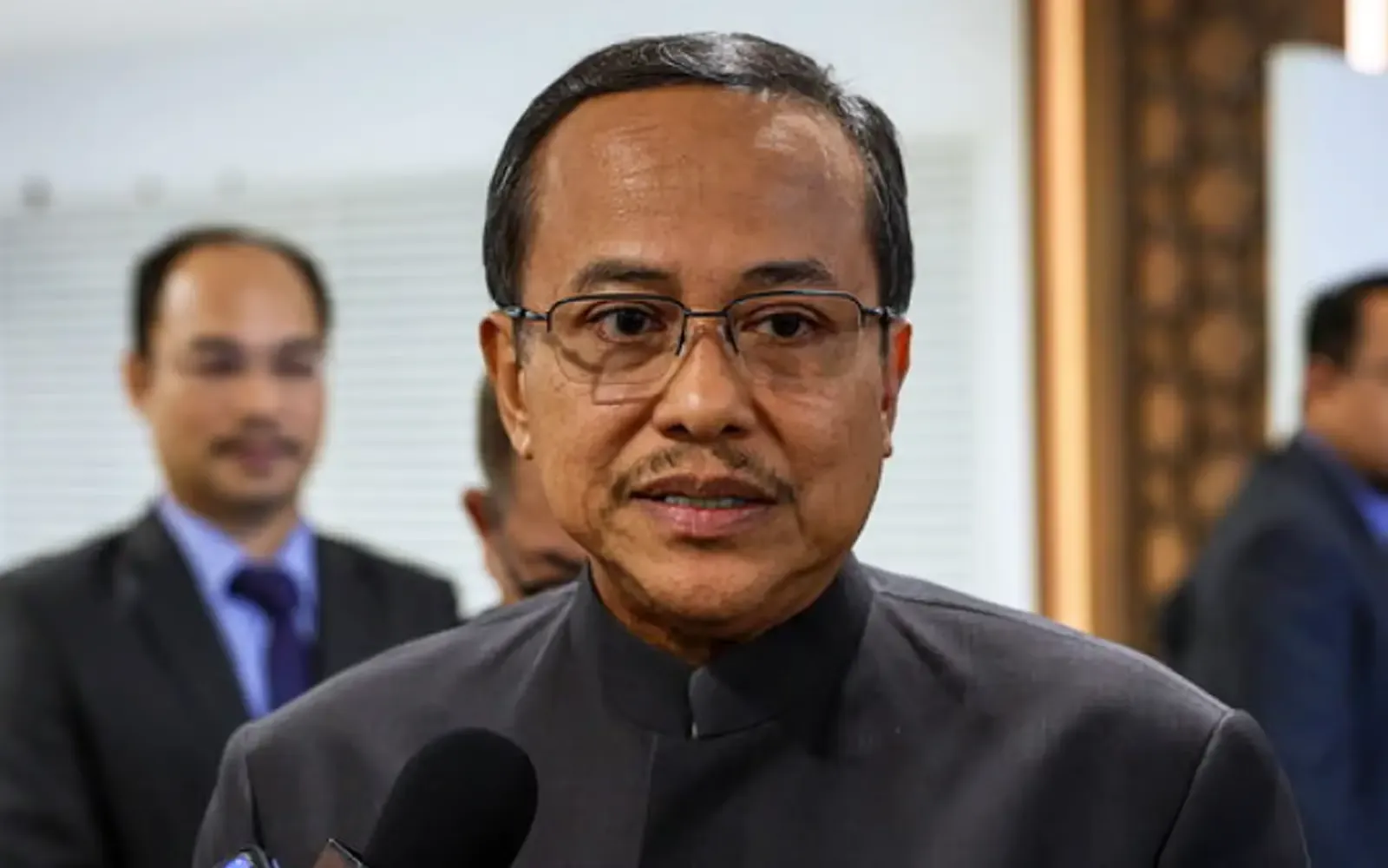 Dr Ahmad Samsuri Mokhtar selepas diumumkan sebagai Ketua Pembangkang Parlimen Malaysia oleh Perikatan Nasional