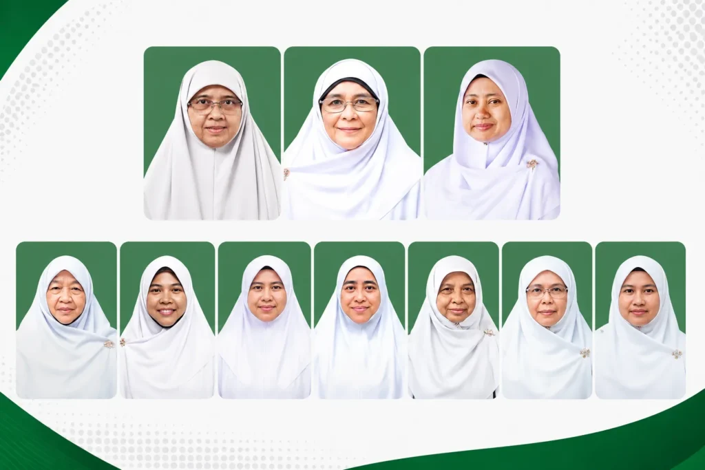 Barisan kepimpinan Dewan Muslimat PAS Negeri Terengganu