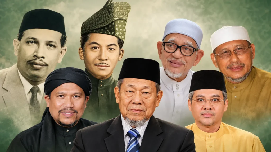 Barisan Pesuruhjaya PAS Terengganu dari awal hingga kini